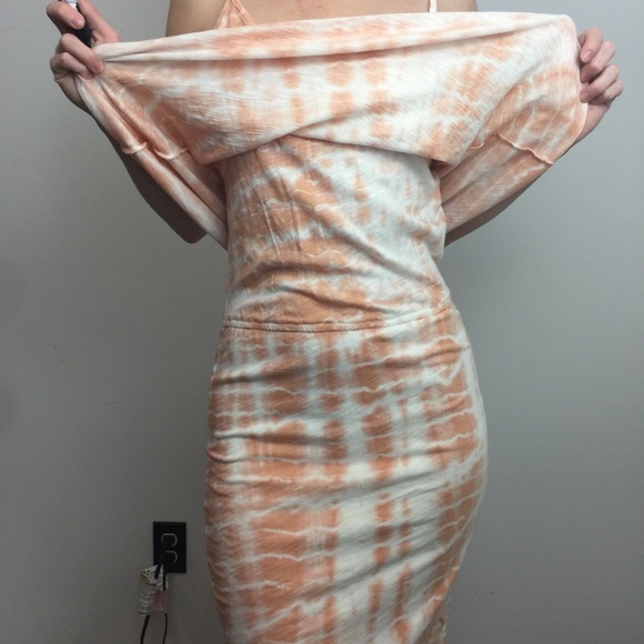 NWT Soft Joie The Izadora Orange Mini Tiered Dress - Picture 5 of 8